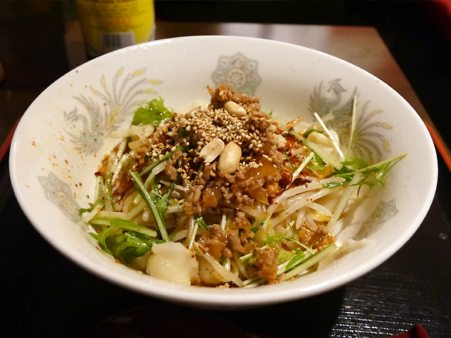 秋葉原「慶」のユーポービャンビャン麺800円