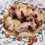 福州手拉線麺5 麻油鶏麺線（矢澤手作り）